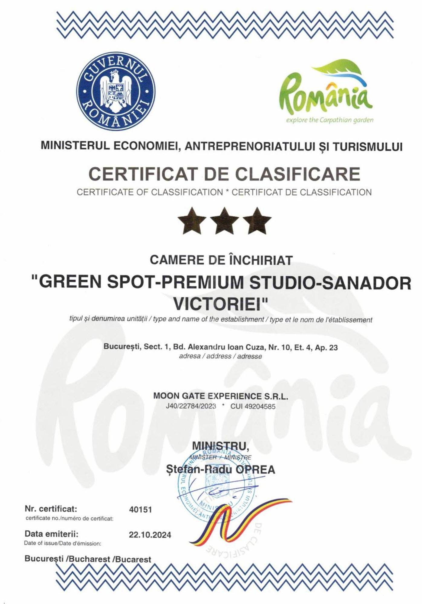 Green Spot - Premium Studio - Sanador Victoriei بوخارست المظهر الخارجي الصورة